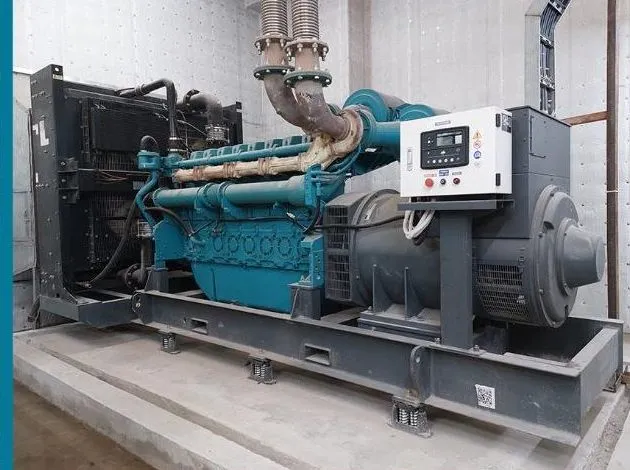 Genset industri terpasang